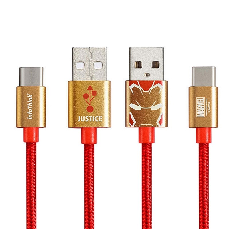 Infothink Marvel Iron Man (iPhone/iPad) USB Fast Charging Cable